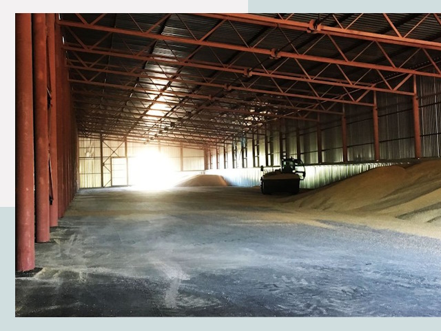 Строительство зернохранилищ в Ростове