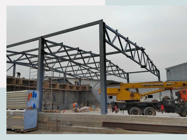 Строительство цехов в Ростове