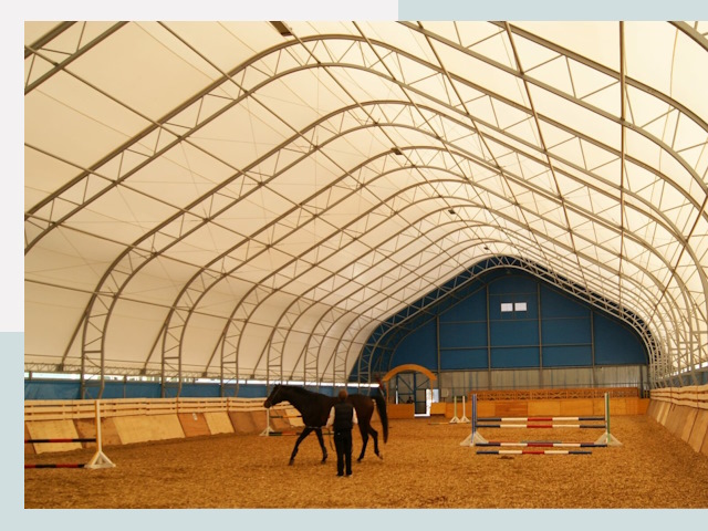 Строительство конных манежей в Ростове