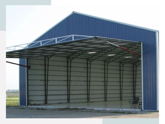 Прямо стенные ангары в Ростове