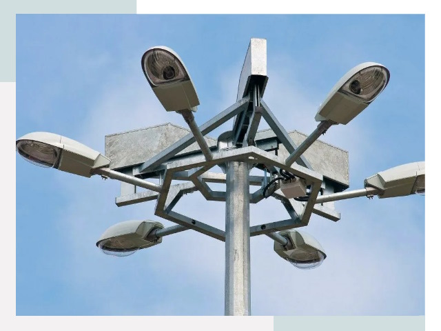 Монтаж осветительных мачт в Ростове