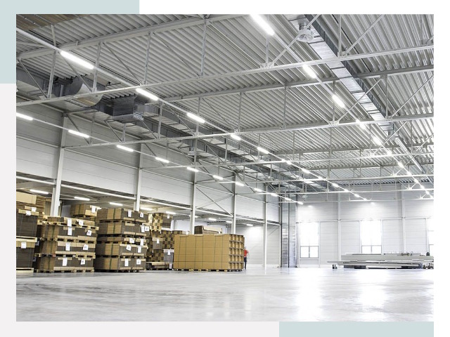 Освещение ангаров в Ростове